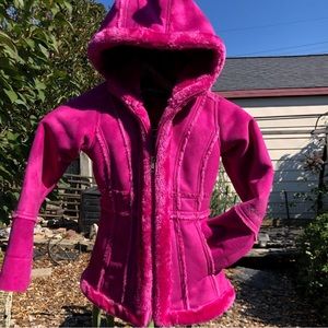 Hawke & Co hooded Girls Coat Size 5